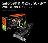 技嘉(GIGABYTE)GeForce RTX 2070 SUPER WINDFORCE OC 3X 8G 256bit GDDR6 吃鸡电竞游戏显卡
